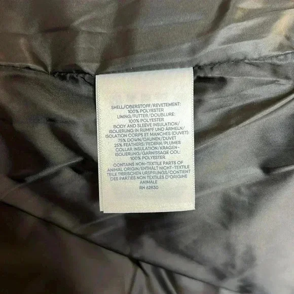 Lands End Black Jacket Size M - Picture 6 of 8